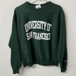 Adult medium university of San Francisco crewneck sweatshirt